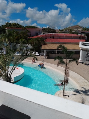 Pool - Lovely 2BR Presidential suite Hideaway: Your Air-Conditioned Tropical Paradise (Puerto Plata)