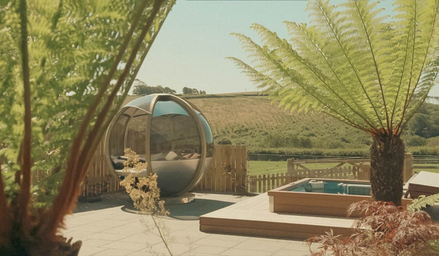 Relax and unwind in the beautiful hot tub garden, pre-book private sessions for no extra fee