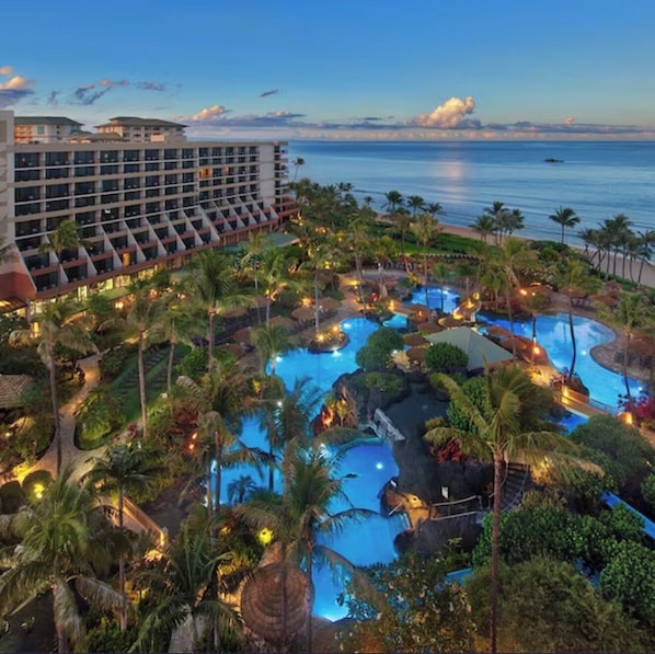 Exterior - Marriott Maui Ocean Club Molokai, Maui & Lanai Towers-One Bedroom Ocean View (Lahaina)