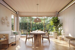 Maison Luxe, vue piscine | Intérieur