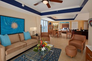 Interior - Divi Aruba Phoenix Beach Resort on Palm Beach 1 bedroom 1 bath kitchen  2 pools (Noord)