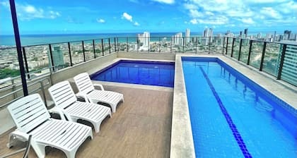 Flat Beach Class Excelsior - fully equipped apartment for 4 people.