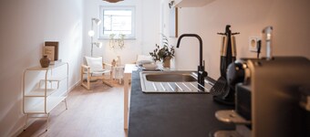 Luxury apartment on the edge of the forest - yet close to the city