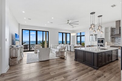 "Honeysuckle Blue" | Direct Beachfront | Beach Service | My Beach Getaways