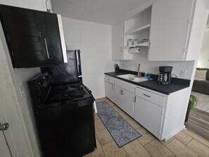 Microwave, oven, stovetop