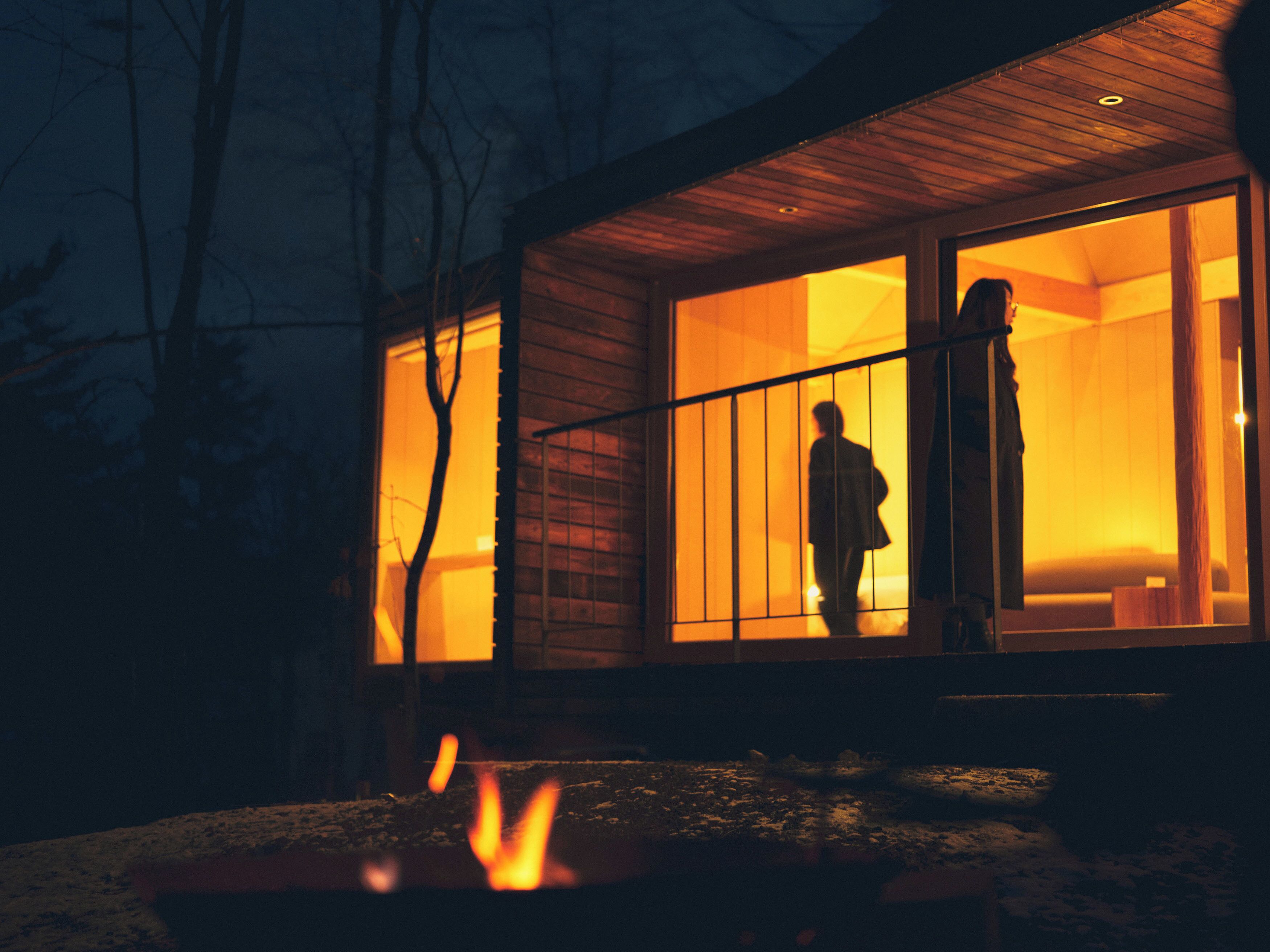 Chalet rustique Supérieur, non-fumeur, sauna | Terrain de l’hébergement 