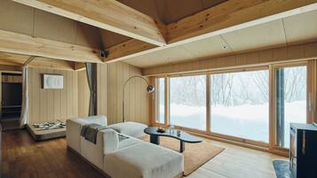 Superior Cabin, Non Smoking, Sauna | Living area