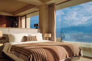 Superior-Doppelzimmer, Terrasse, Meerblick | Ausblick vom Zimmer