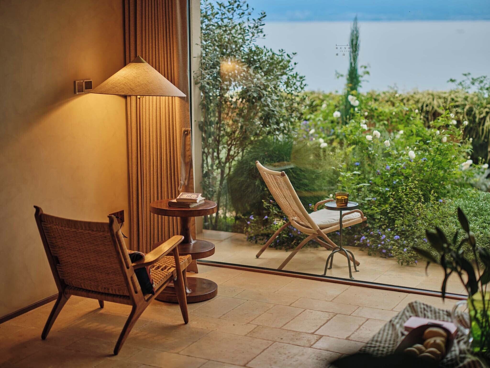 Elite-Zweibettzimmer, Terrasse, Meerblick | Ausblick vom Zimmer