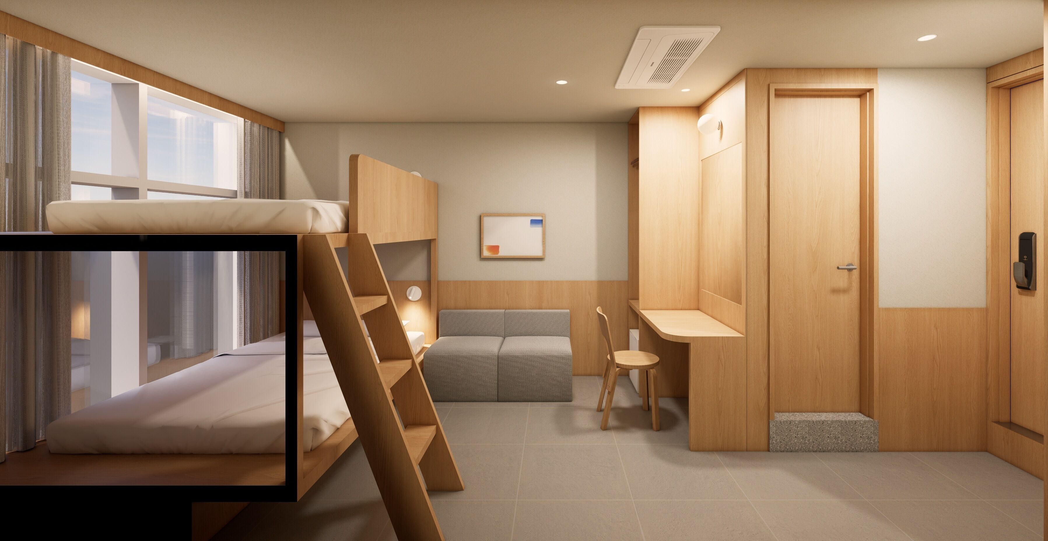 ห้องพรีเมียมสำหรับสี่ท่าน, วิวเมือง | โต๊ะทำงาน, Wi-Fi ฟรี