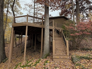 Property grounds - Cozy 2-bedroom A-frame on Rough River (Hardinsburg)