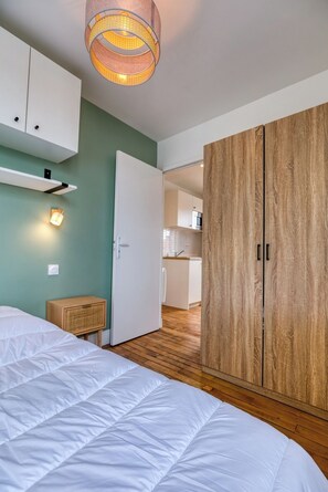 1 slaapkamer, beddengoed