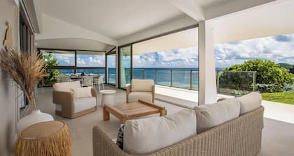 Villa Cove Martinique with panoramic sea view