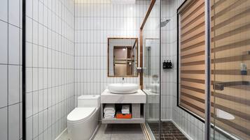 Business Double Room | Blackout drapes, iron/ironing board, free WiFi