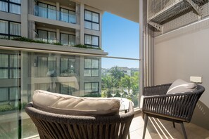 Deluxe Apartment, 2 Bedrooms, Balcony | Balcony - 2 BR Apt in Gem Resort in Bangtao (Choeng Thale)