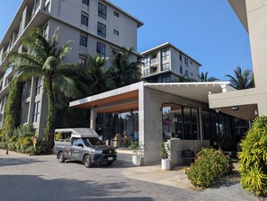 Overnatningsstedets facade