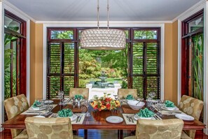 Dining - 6BR Modern Villa w/ Private Pool and Staff-TEKTV (St. James)