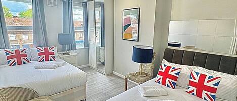 2 soverom, strykejern/-brett, wi-fi og sengetøy