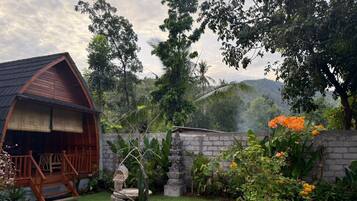 Holzhütte, 1 Schlafzimmer | Terrasse/Patio