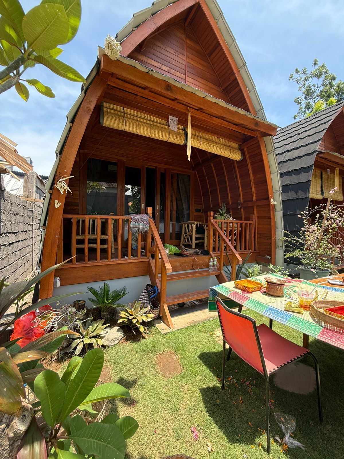 Cabaña clásica, 1 habitación | Restaurante al aire libre