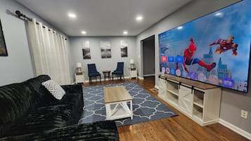 Smart TV, video games, foosball
