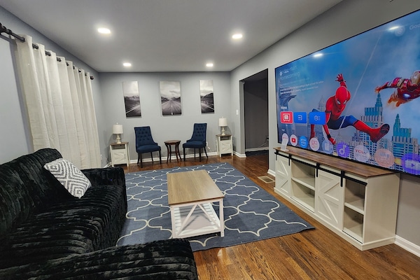 Smart TV, video games, foosball