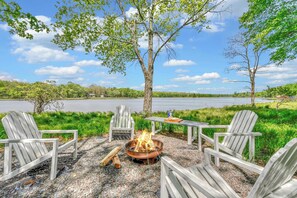 Property grounds - Lakefront Home in the Poconos with Hot Tub! (Albrightsville)