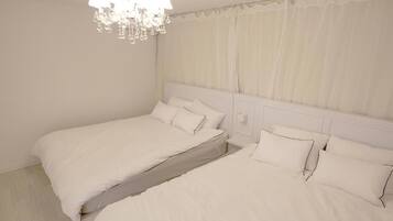 Blackout drapes, iron/ironing board, free WiFi