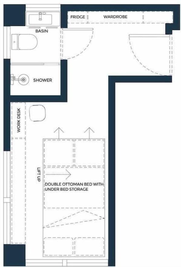Comfort Studio Suite, City View | Peti besi dalam bilik, meja, ruang kerja komputer riba, Wi-fi percuma 