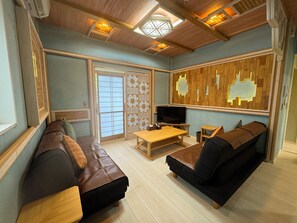 Standard Quadruple Room, Mountain View | Living area - Yufuin Onsen 8A1 Yaeichi (Yufu)