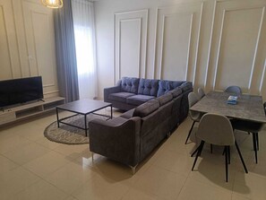 Living area - "Sahwa Residency" our cozy 2-bedroom fully furnished apartments Taqah / Salalah (Taqah)