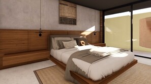 Premium bedding, in-room safe, laptop workspace, blackout drapes - Kibaima Apartments (Oranjestad)