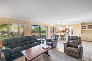 Living area - Elegant 2BR/2BA Desert Condo w/ Private Patio (Bermuda Dunes)