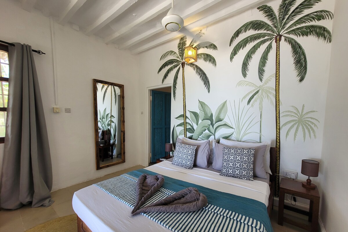 Romantisches Doppelzimmer, 1 Doppelbett, Strandblick