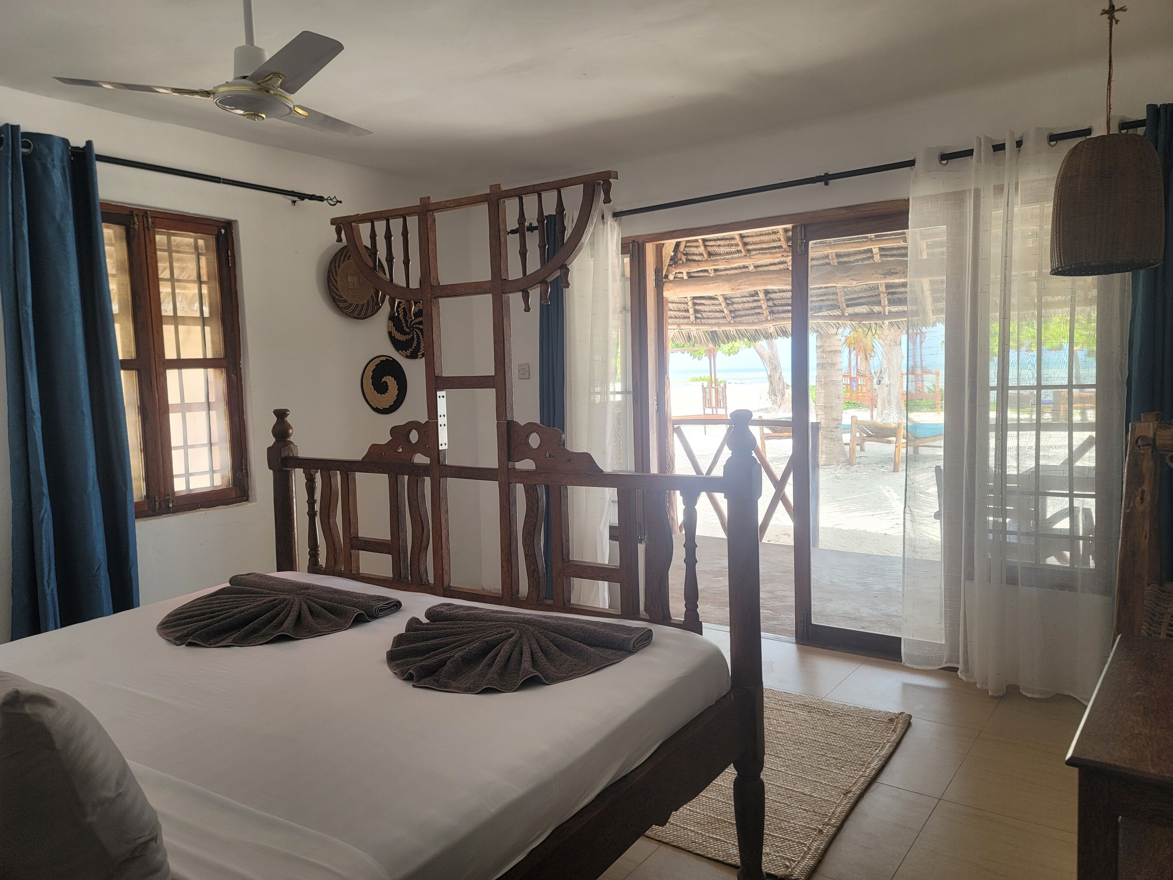 Deluxe Double Room, Patio, Beach View | In-room safe, free WiFi