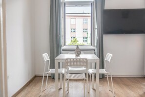 Basic Apartment | Dining - Cozy 2BR Stay Near AKH With WiFi (Vienna)