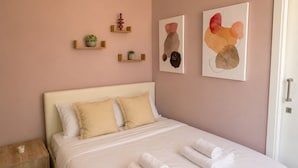 Apartment, 1 Doppelbett, Kochnische, Stadtblick