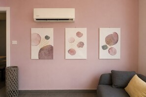 Apartment, 1 Double Bed, Kitchenette, City View | Living room - Fiesta 1-BR Apt. & Balcony in Larnaca (Larnaca)