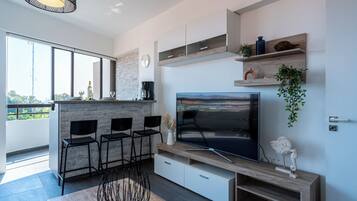 Apartemen, 1 Tempat Tidur Double, dapur kecil, pemandangan kota | Interior