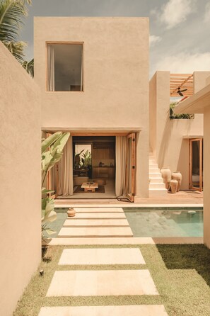 Vila conforto, vista para o jardim | Terraço/pátio