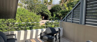 Apartment in La Saline les bains with terrace and beach within walking distance.