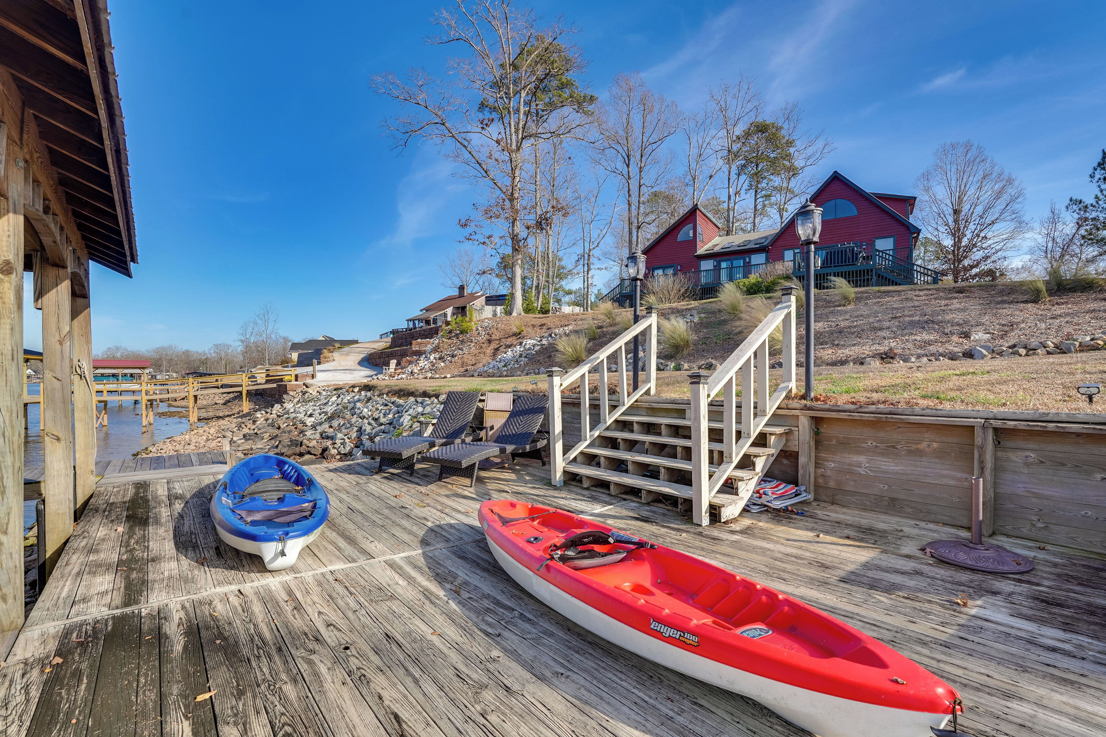 Shared Dock | Kayaks | Speedboat Unavailable