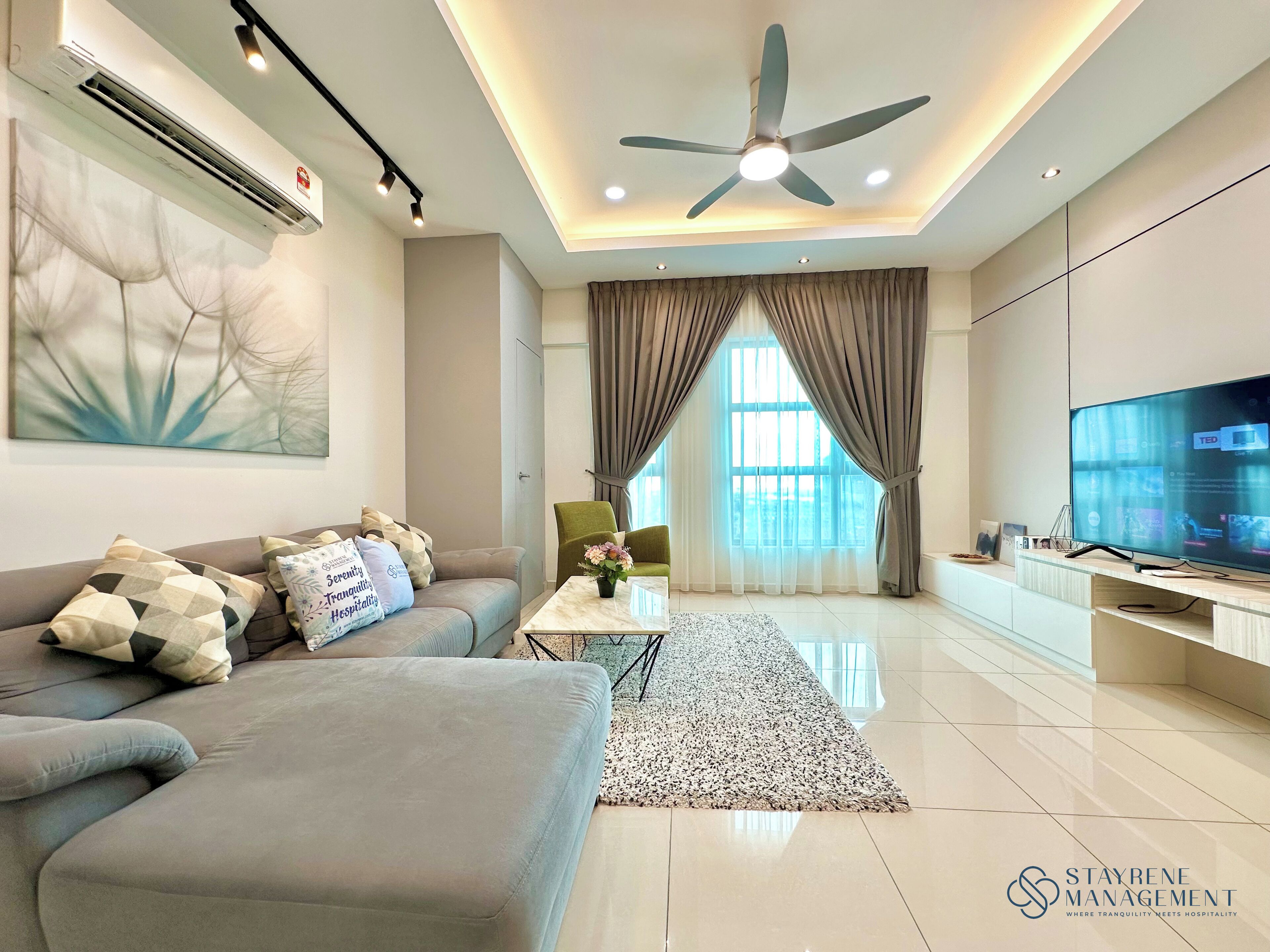 Apartamento Confort, 2 habitaciones, vistas a la ciudad | Zona de estar