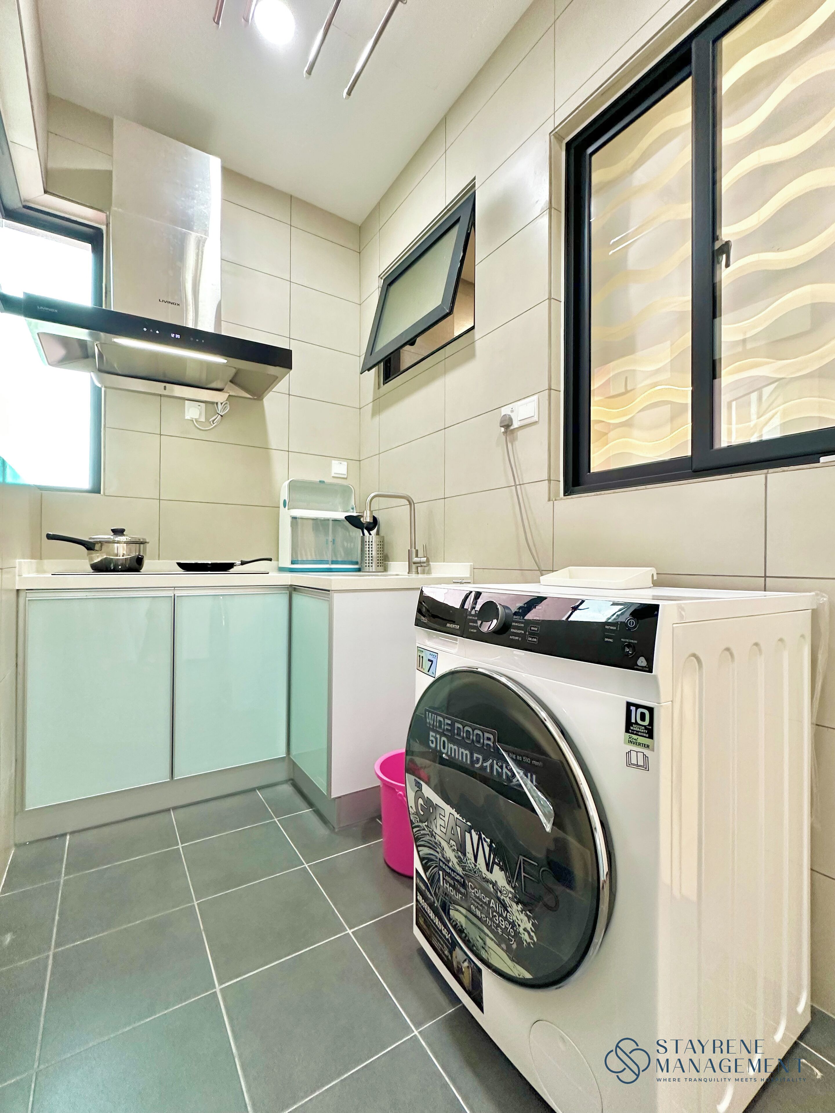 Comfort Apartment, 2 Bedrooms, City View | Private kitchen