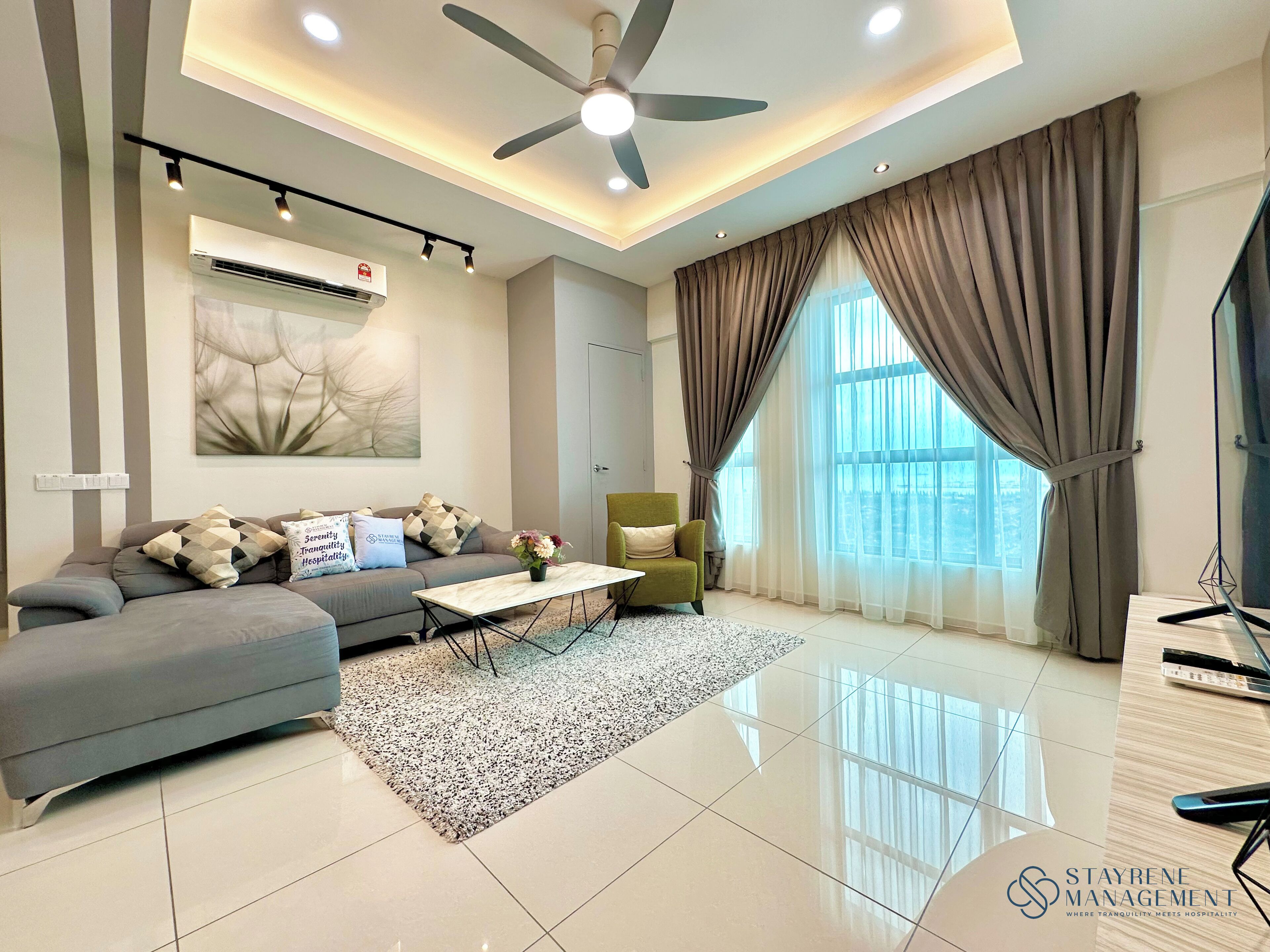 Apartamento Confort, 2 habitaciones, vistas a la ciudad | Zona de estar