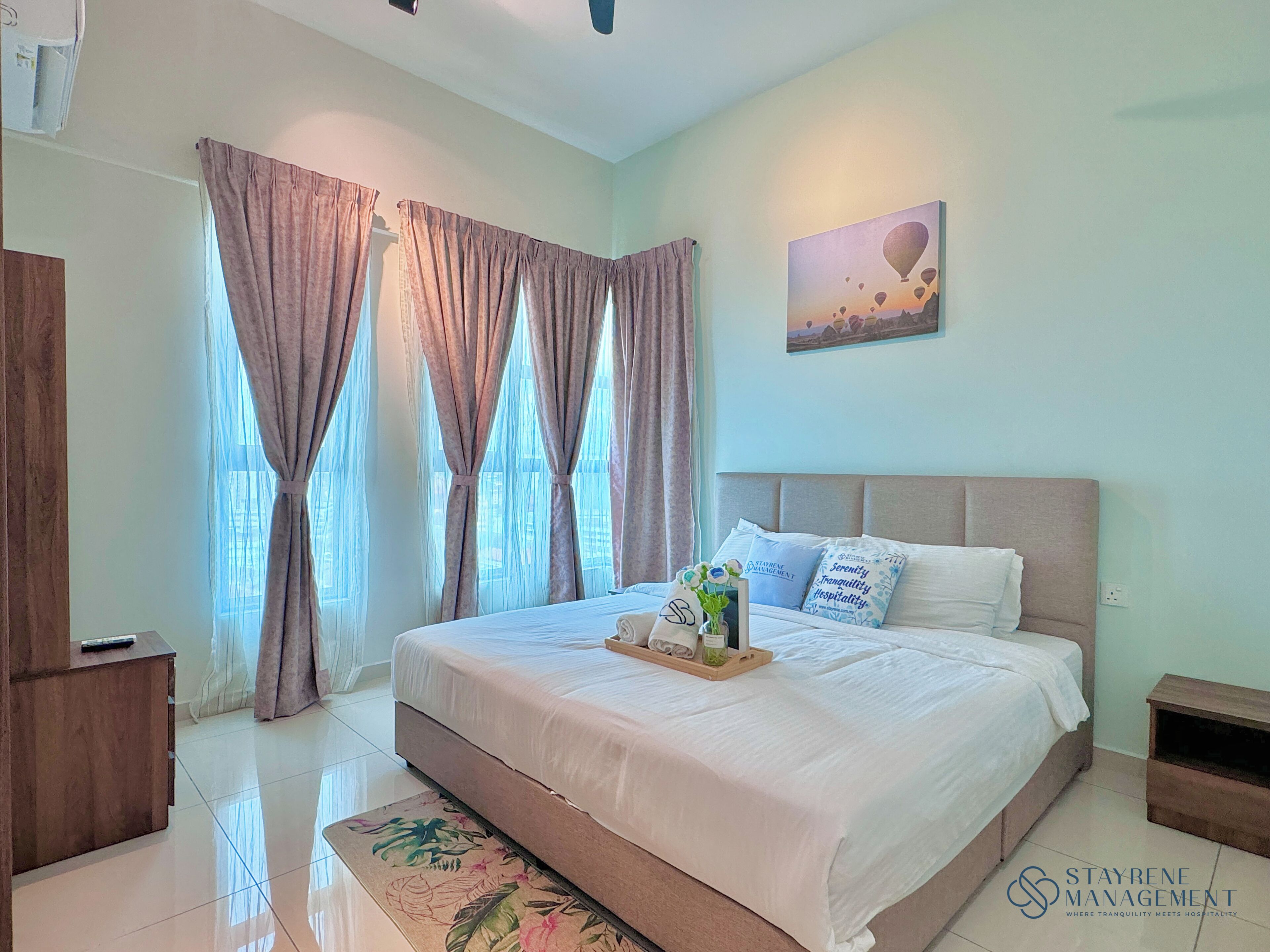 Comfort Apartment, 3 Bedrooms, City View