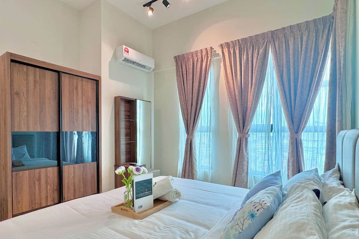 Departamento Confort, 3 habitaciones, vista a la ciudad | Cortinas blackout, tabla de planchar con plancha y wifi gratis