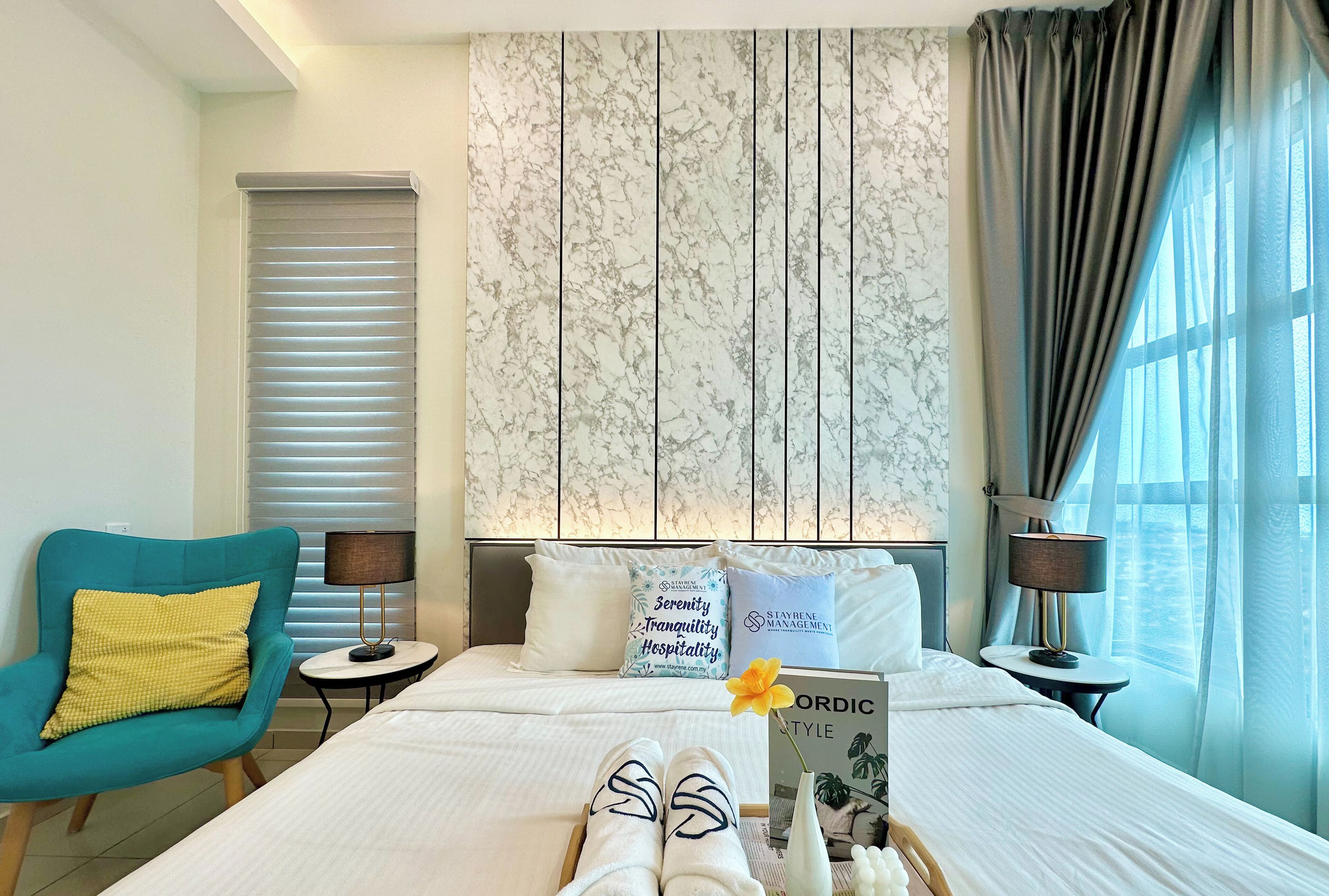 Comfort Apartment, 2 Bedrooms, City View | Blackout curtains, iron/ironing board, free WiFi