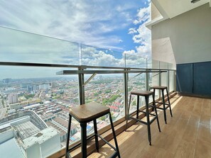 Elite Apartment, 2 Bedrooms, Balcony, City View | Balcony view - Silverscape Residence Sea ViewbyStayrene (Malacca City)