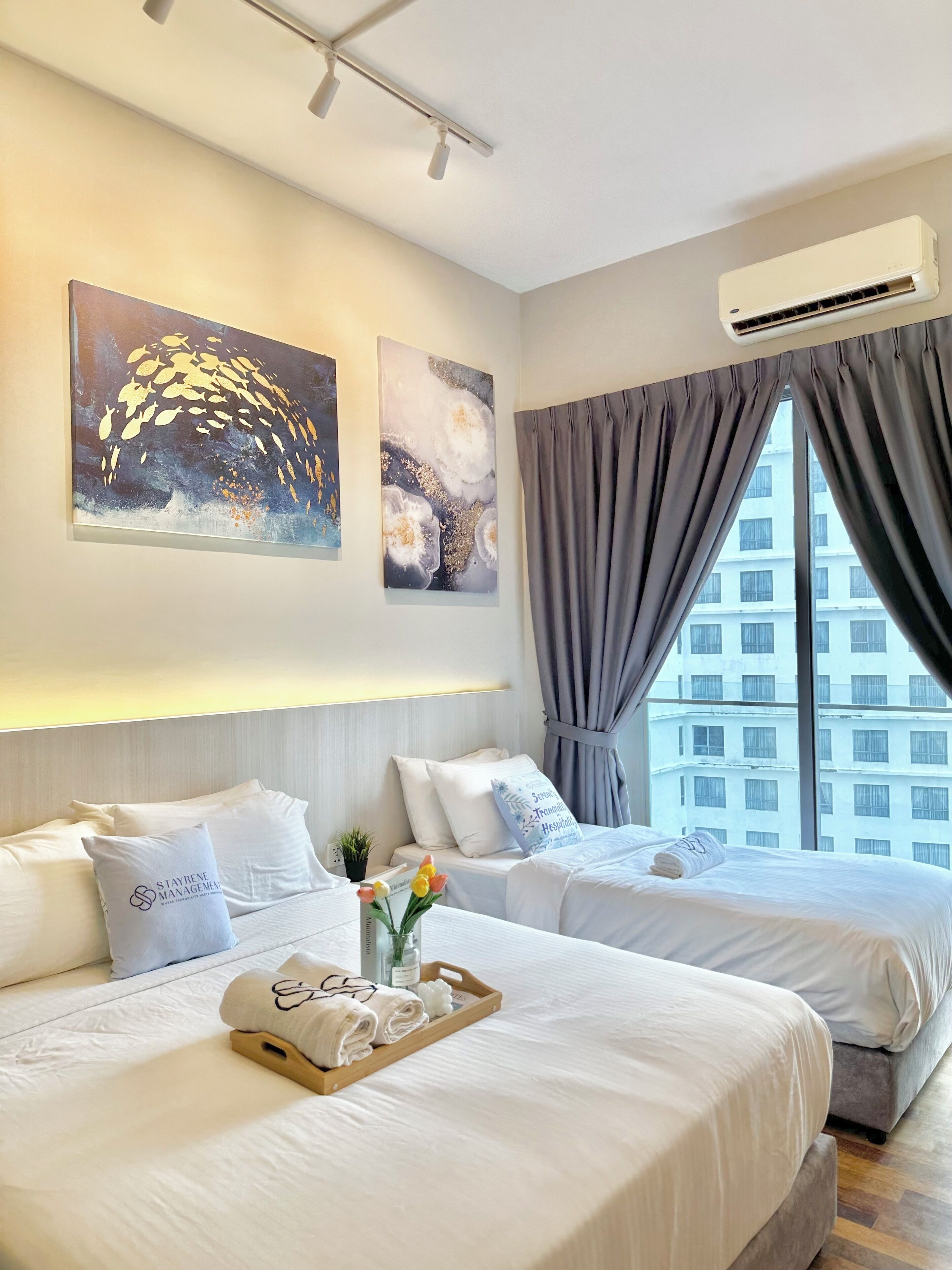Luxury Studio, Berbilang Katil, Balcony, City View | Seterika/papan seterika, Wi-fi percuma 